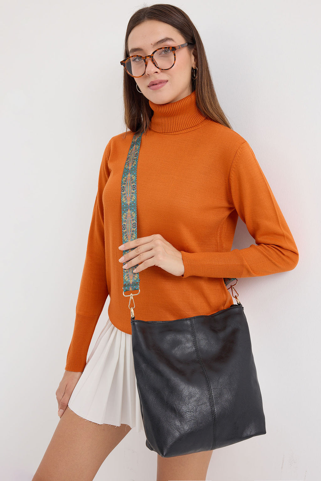 Sac épaule femme en similicuir