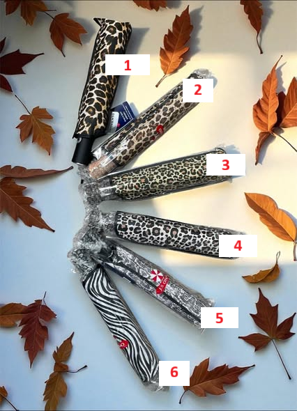 Parapluie automatique motif animal