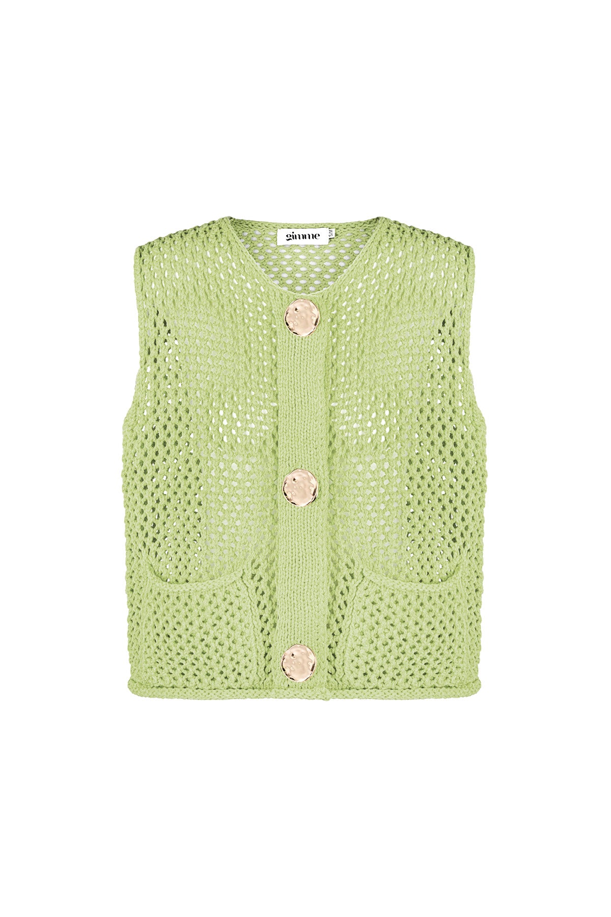Pull En Maille Polyester Femme Gilet À Motif ajouré