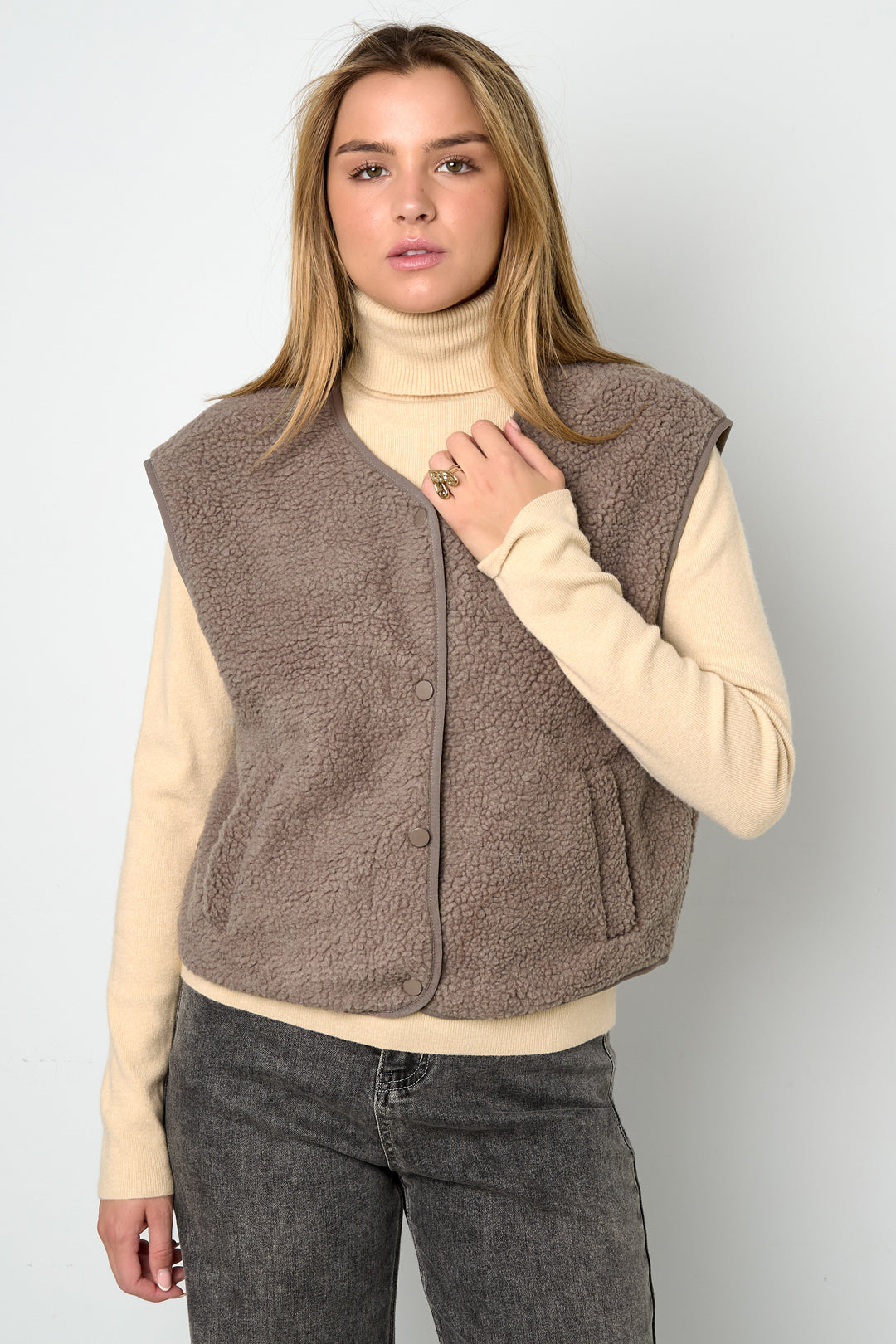 Gilet sans manches fantaisie – Tendance hiver