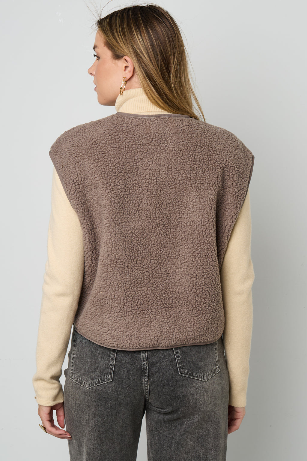 Gilet sans manches fantaisie – Tendance hiver